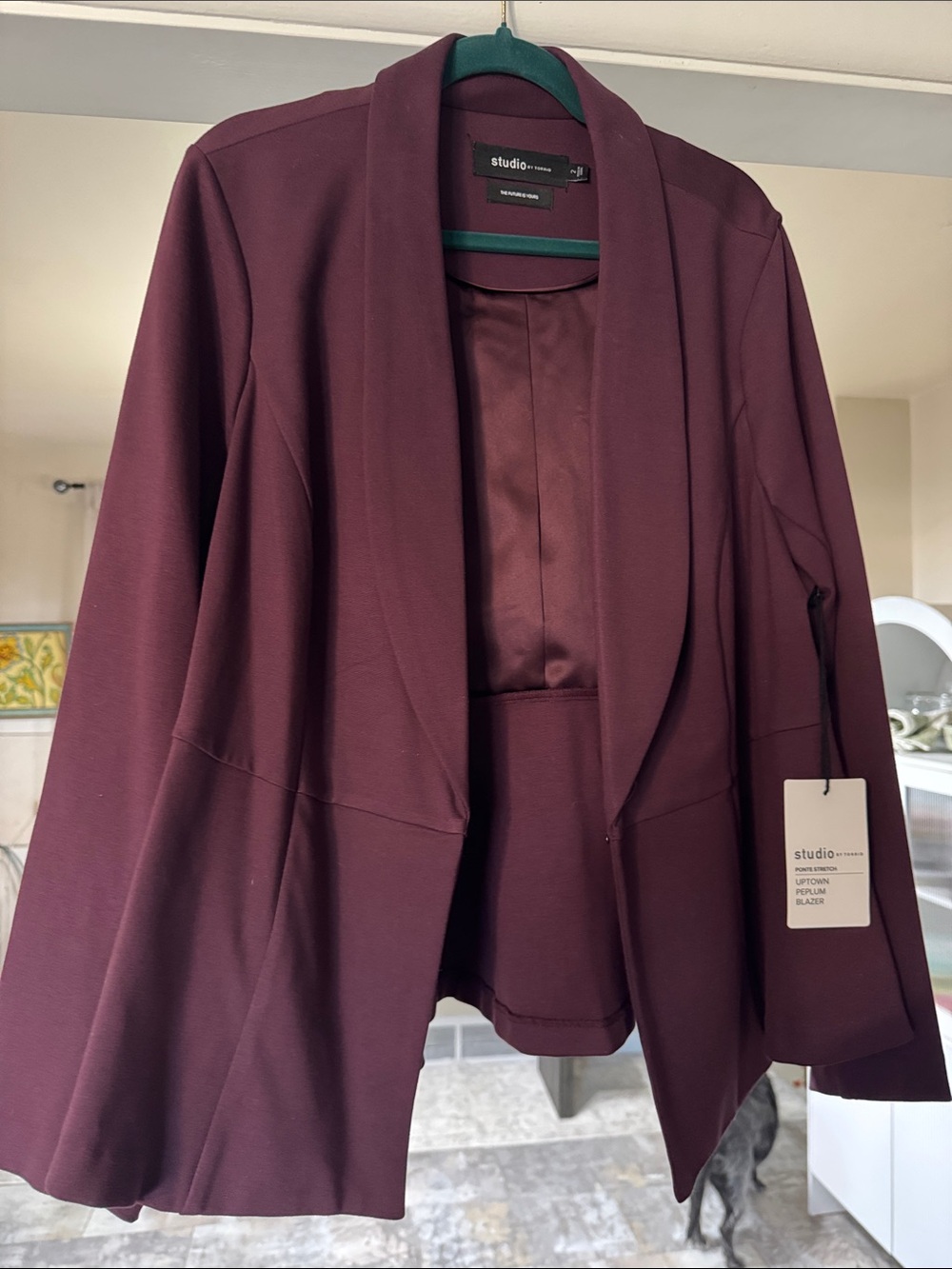 torrid Plum Open-Front Blazer